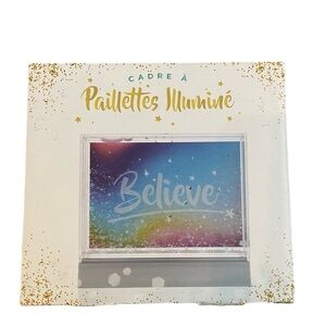 Cadre à Paillettes Illumivé Believe Frame